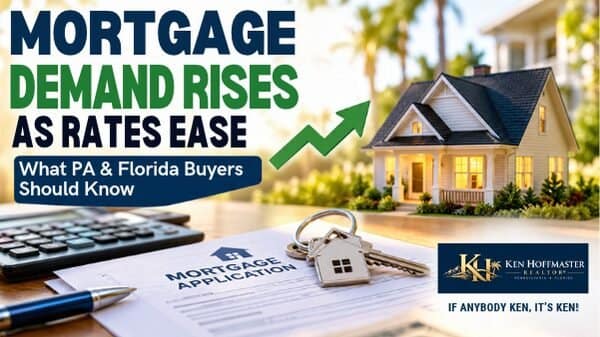 Mortgage Applications Rise as Rates Ease: What PA & Florida Buyers Should Know