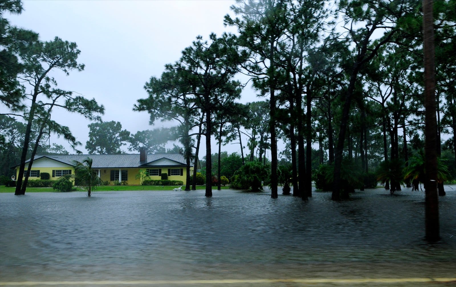 Historical FEMA photograph of 2008 Florida flooding, not a recent event